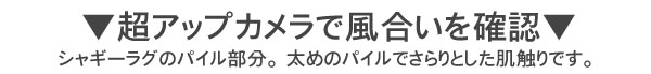 超アップカメラで風合いを確認