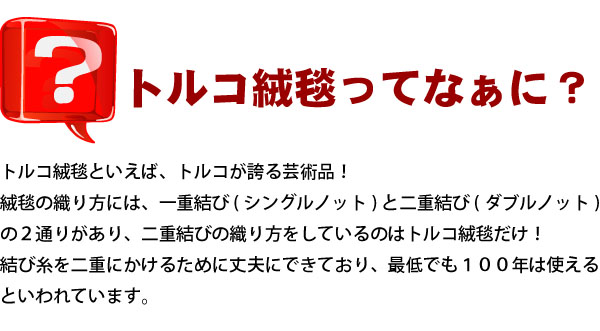 トルコ絨毯ってなぁに?