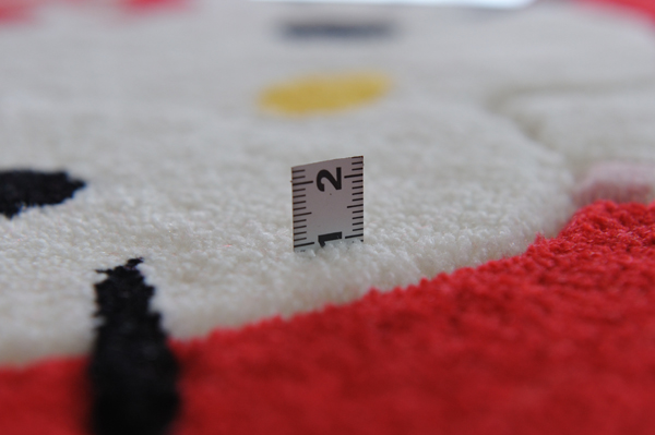 中国製 キャラクターマット 玄関マット キティちゃん ハートフル