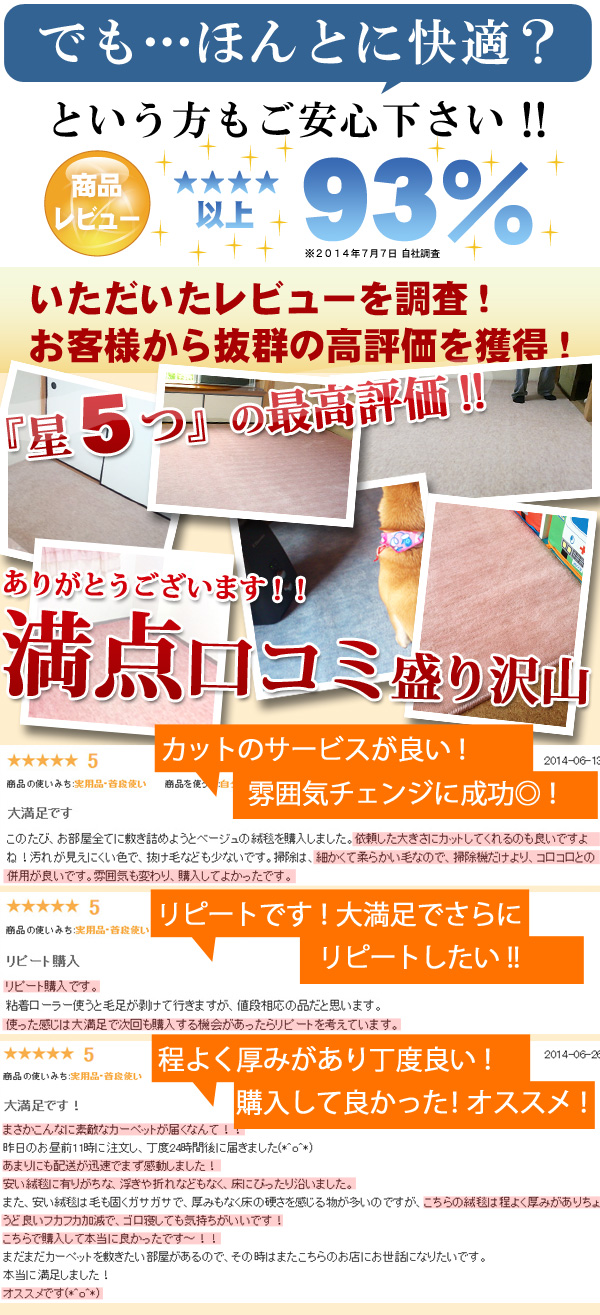 たくさんのレビューありがとうございます♪
